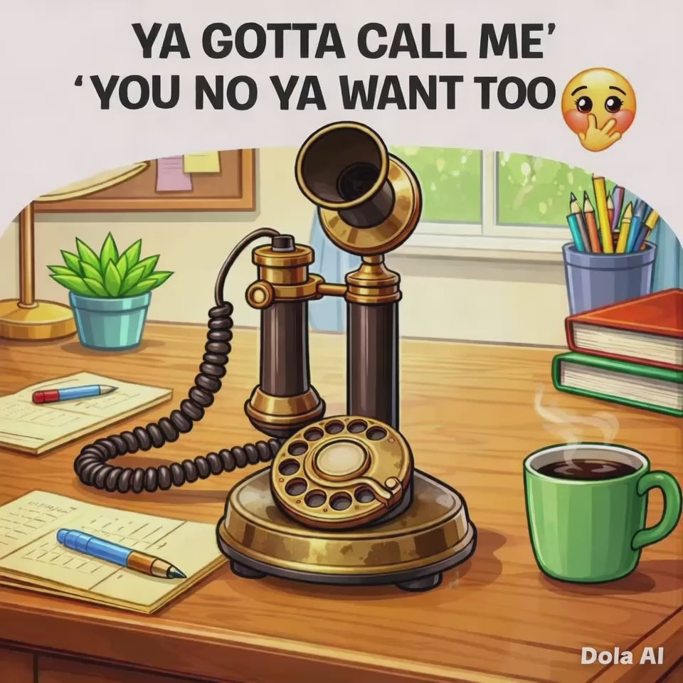 Ya Got To Call Me, You Know You Want To – Funny Adult Birthday Card | TEXTACARD