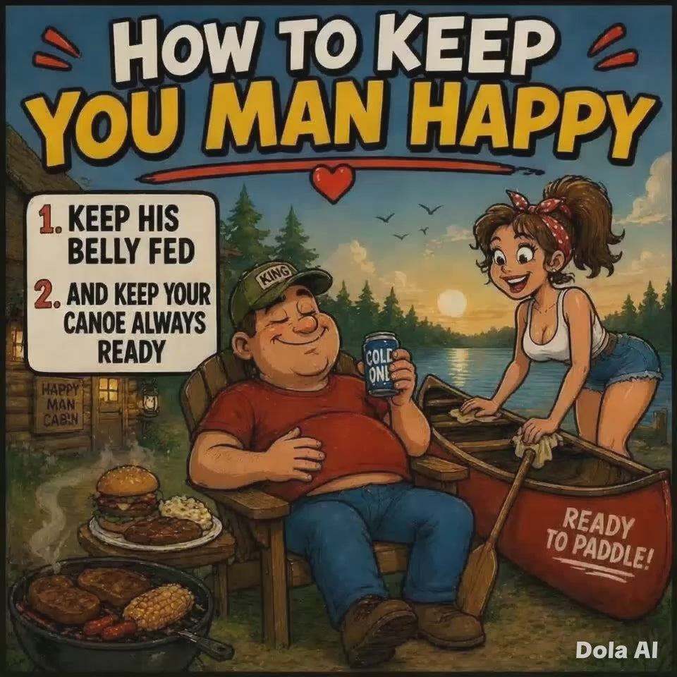 How to keep your man Happy - Funny Adult Birthday Card. TEXTACARD