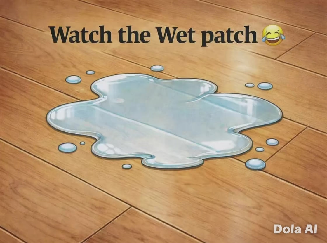 Mind the Wet Patch | Funny Adult Birthday Card TEXTACARD